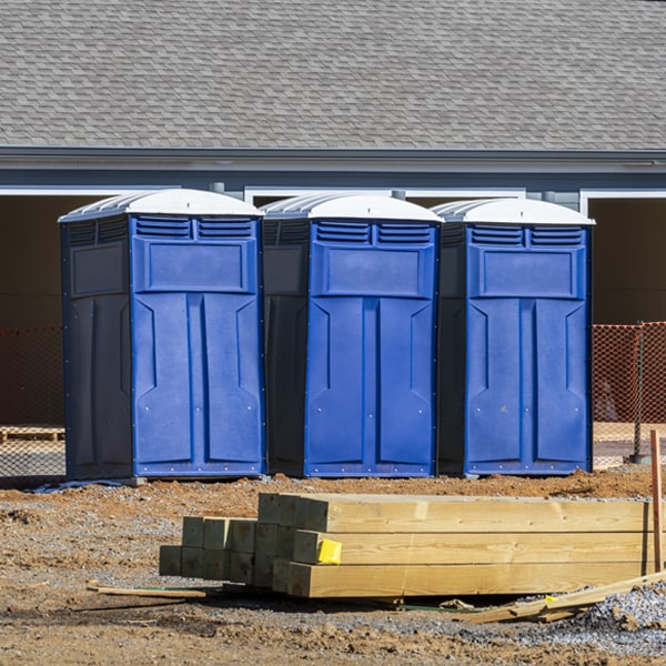 are there different sizes of portable toilets available for rent in Powderville